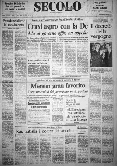domenica 14 maggio 1989