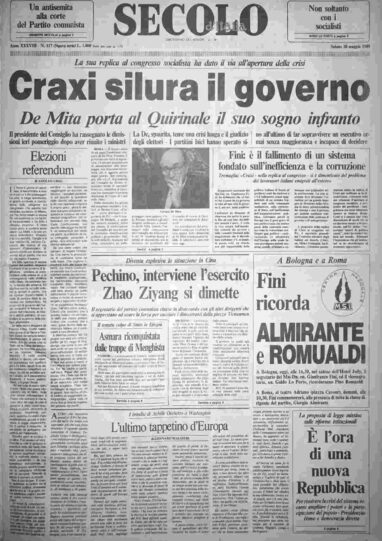 sabato 20 maggio 1989