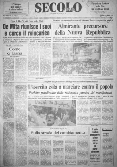martedì 23 maggio 1989