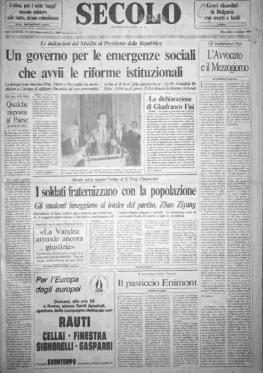 mercoledì 24 maggio 1989