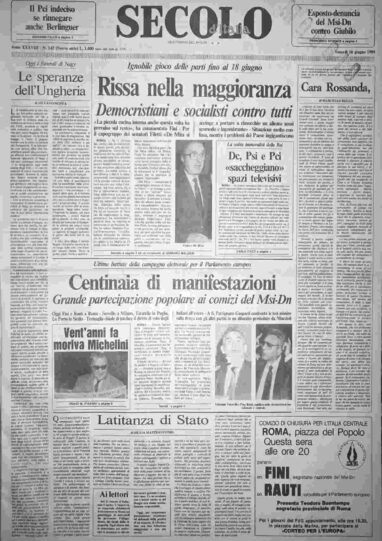 venerdì 16 giugno 1989