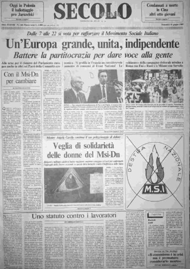 domenica 18 giugno 1989