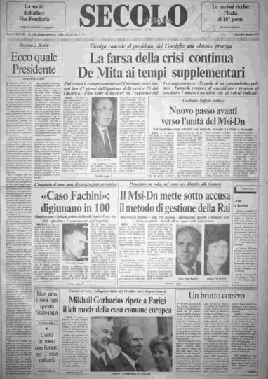 giovedì 6 luglio 1989