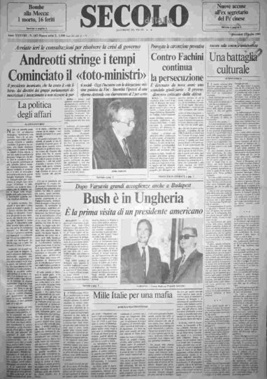 mercoledì 12 luglio 1989