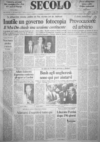 giovedì 13 luglio 1989