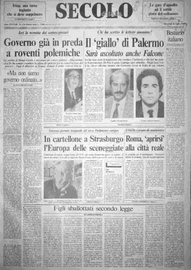 mercoledì 26 luglio 1989