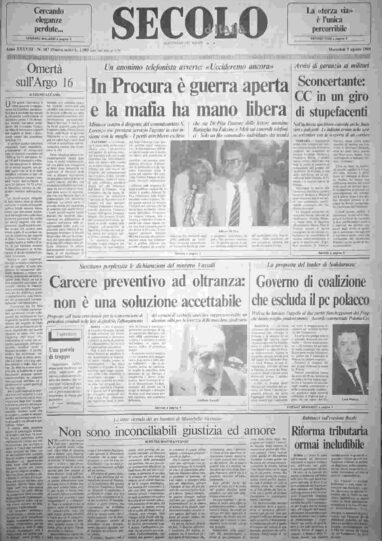 mercoledì 9 agosto 1989