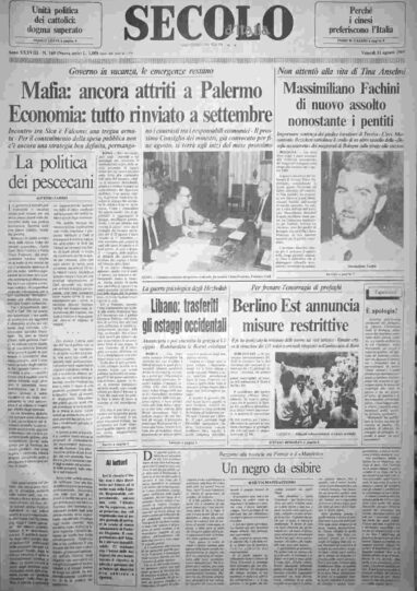 venerdì 11 agosto 1989