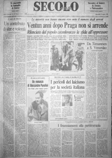 mercoledì 23 agosto 1989