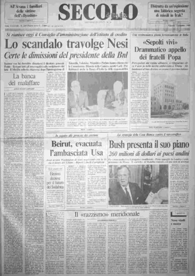 giovedì 7 settembre 1989