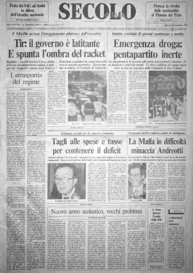 martedì 19 settembre 1989