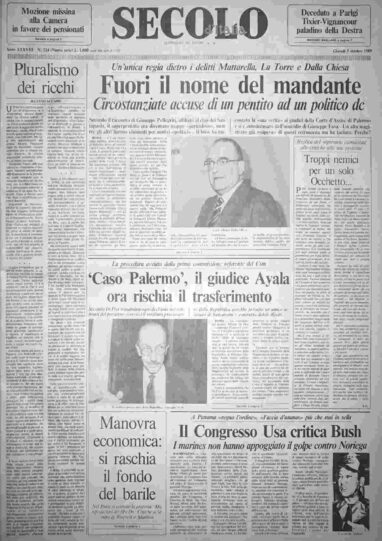 giovedì 5 ottobre 1989