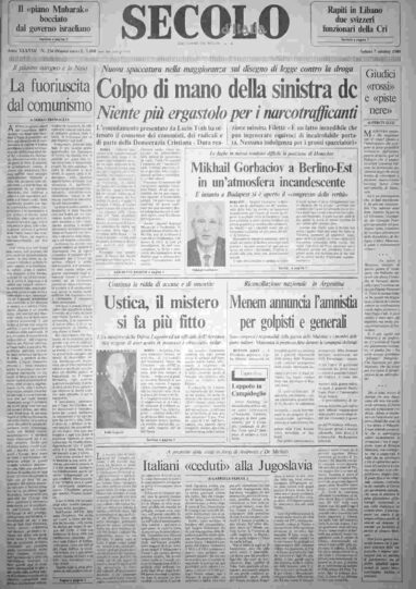 sabato 7 ottobre 1989