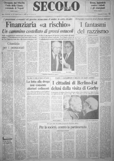 domenica 8 ottobre 1989