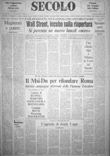 domenica 15 ottobre 1989