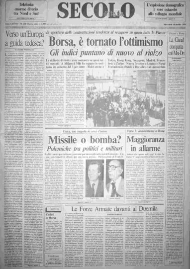 mercoledì 18 ottobre 1989