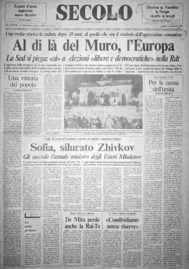sabato 11 novembre 1989
