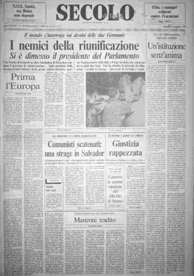 martedì 14 novembre 1989