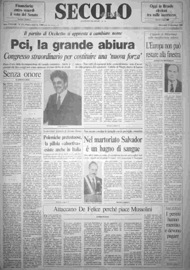 mercoledì 15 novembre 1989