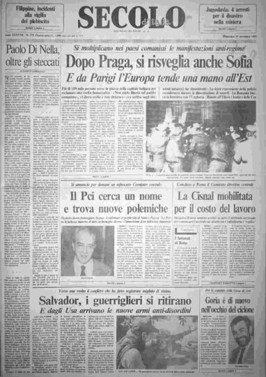 domenica 19 novembre 1989