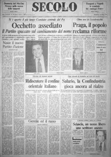 martedì 21 novembre 1989