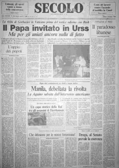 sabato 2 dicembre 1989