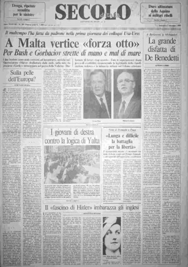 domenica 3 dicembre 1989