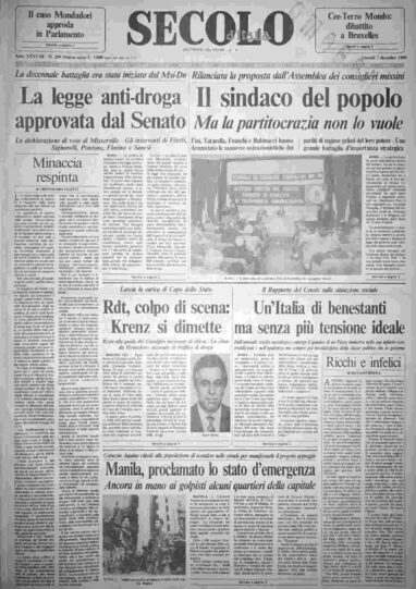 giovedì 7 dicembre 1989