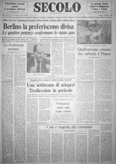 martedì 12 dicembre 1989
