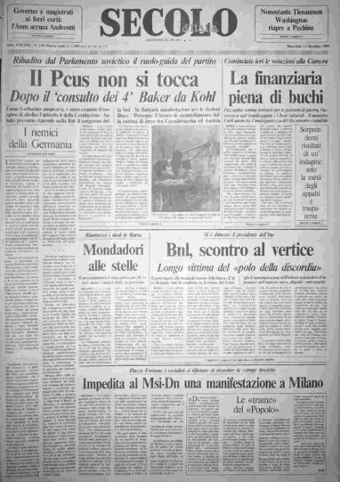 mercoledì 13 dicembre 1989