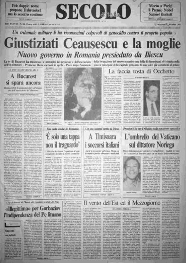 mercoledì 27 dicembre 1989