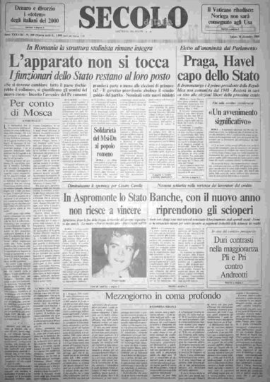 sabato 30 dicembre 1989