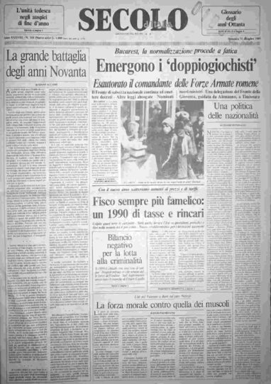 domenica 31 dicembre 1989
