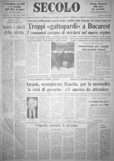 mercoledì 3 gennaio 1990