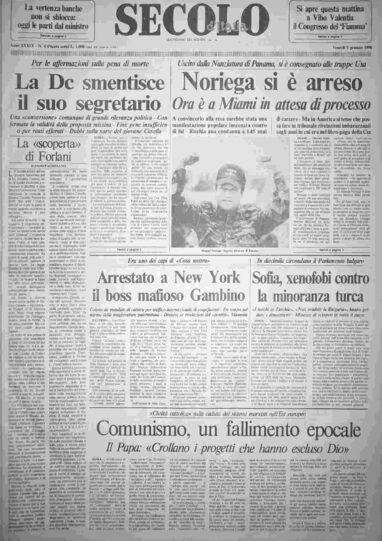 venerdì 5 gennaio 1990