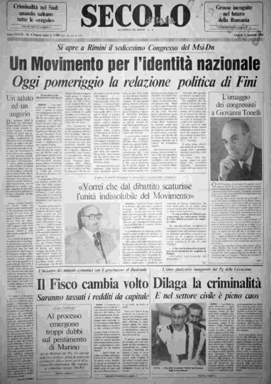 giovedì 11 gennaio 1990