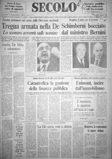 mercoledì 31 gennaio 1990