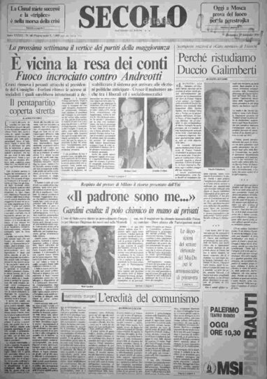 domenica 25 febbraio 1990