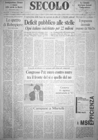 sabato 10 marzo 1990