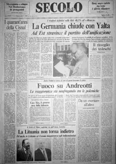 martedì 20 marzo 1990
