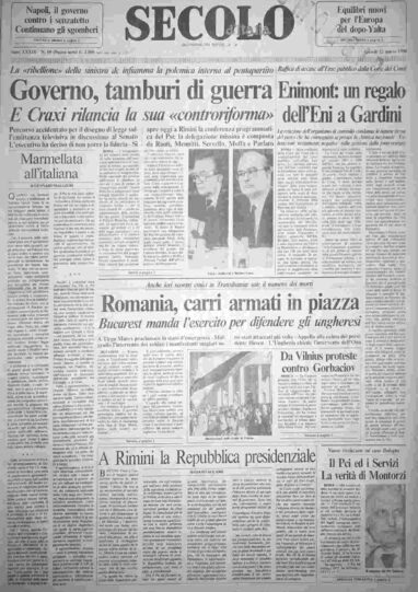 giovedì 22 marzo 1990