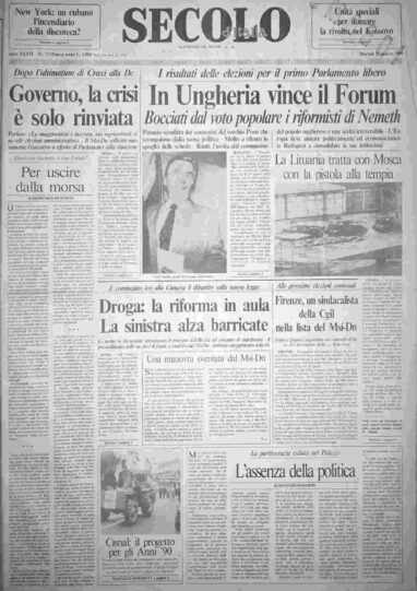 martedì 27 marzo 1990