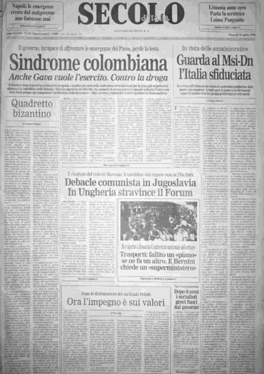martedì 10 aprile 1990