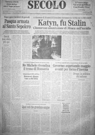 sabato 14 aprile 1990