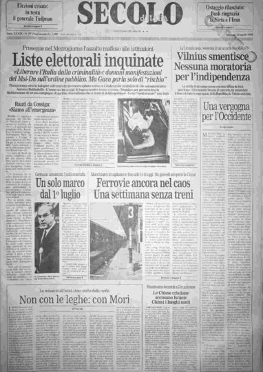martedì 24 aprile 1990