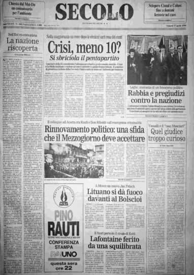 venerdì 27 aprile 1990