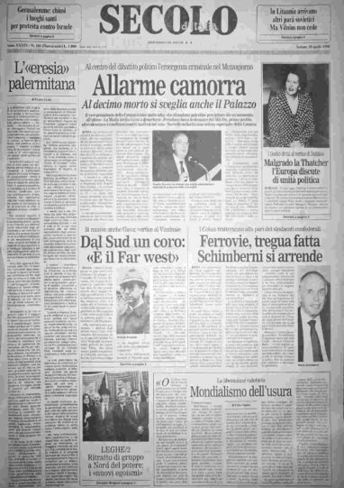 sabato 28 aprile 1990