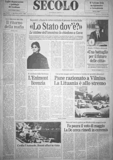 domenica 29 aprile 1990