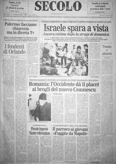 martedì 22 maggio 1990