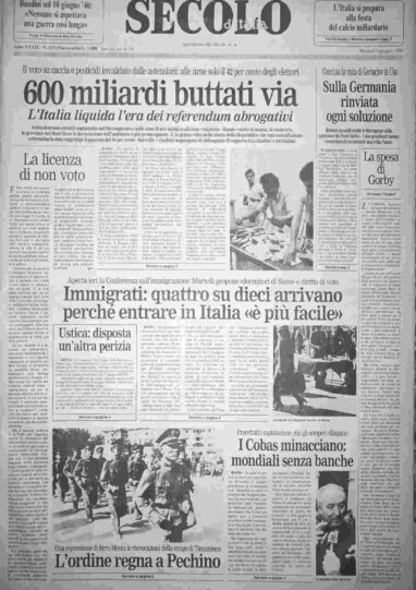 martedì 5 giugno 1990